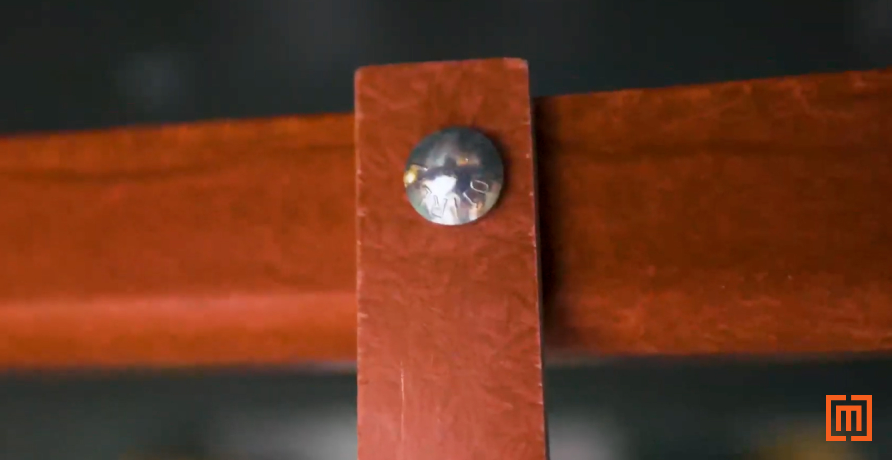 Bushing support attached to brace