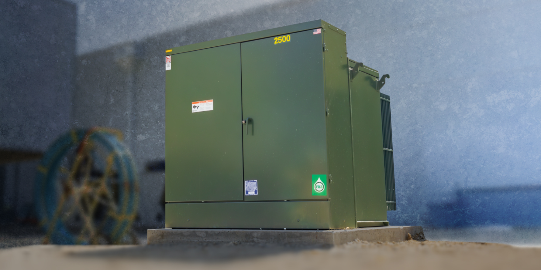 A Maddox transformer undergoing startup procedures