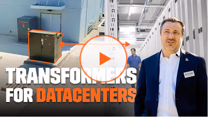 Video thumbnail saying "Transformers for datacenters"
