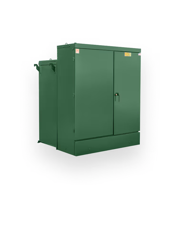 Green liquid filled padmounted transformer