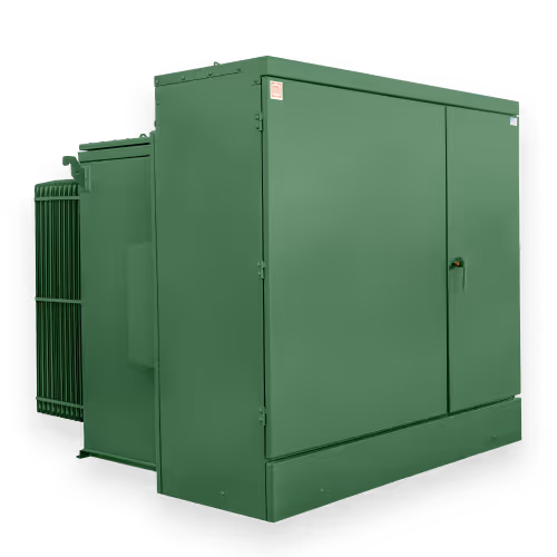 Green liquid filled padmounted transformer