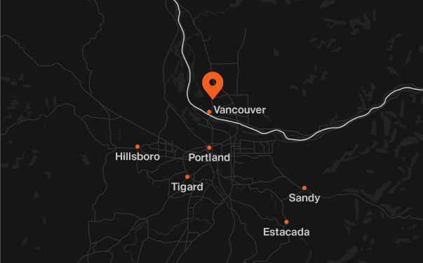 Map showing the location of Maddox Transformer in Battle Ground, WA