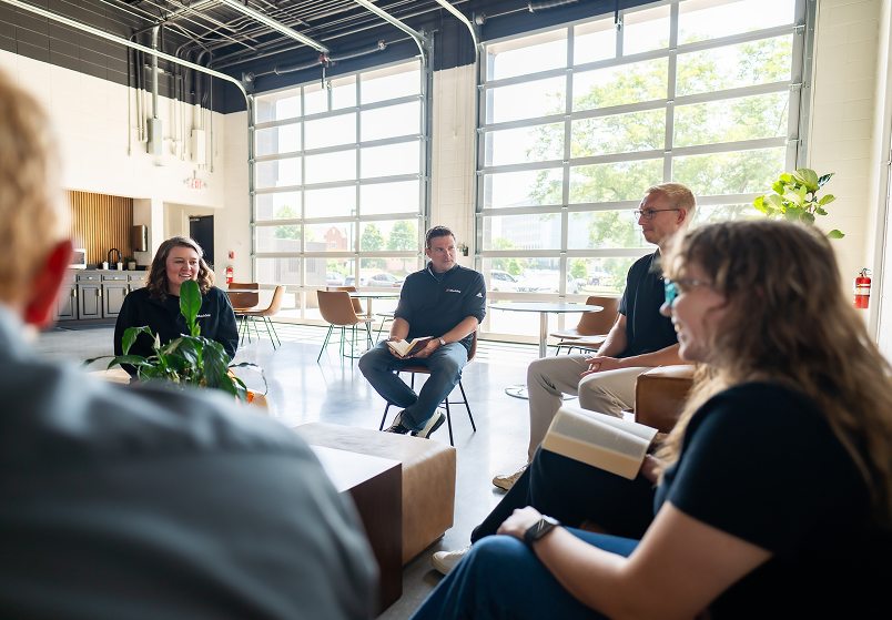 Maddox Transformer Techs in the low voltage transformer wharehouse