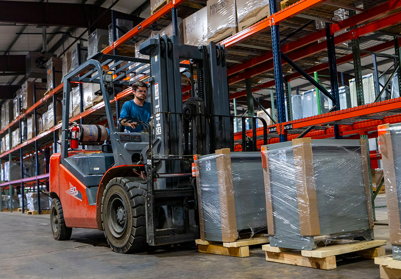 maddox transformer technician moving dry-type transformers in fountain inn, sc