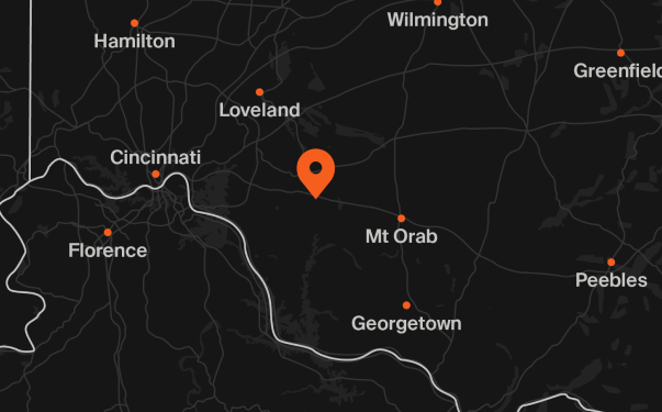 map showing location of maddox transformer's facility in batavia, oh