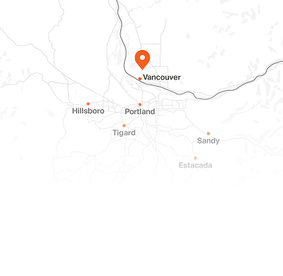 Battle Ground location marked on map