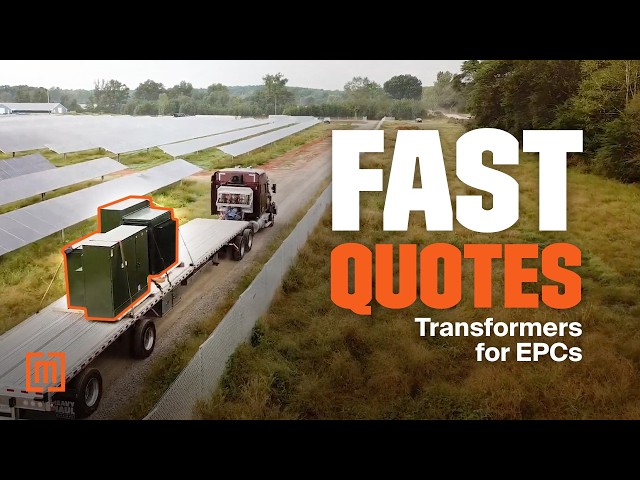 Video thumbnail saying "Transformers for datacenters"