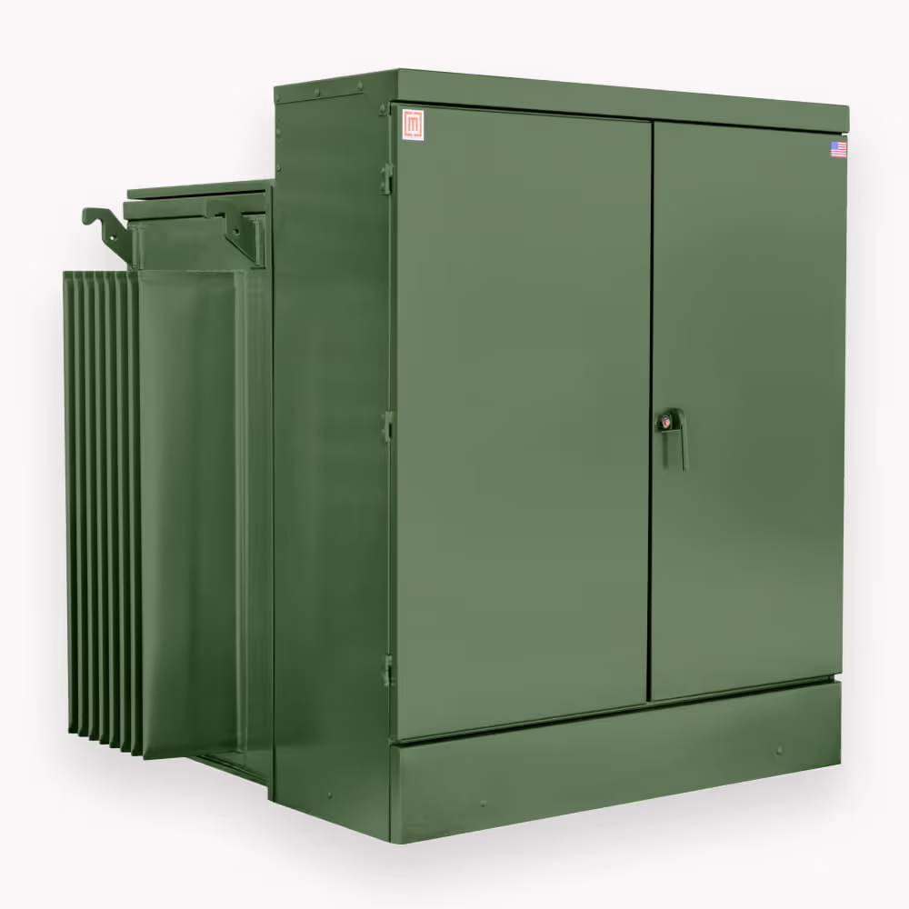 Green liquid filled padmounted transformer