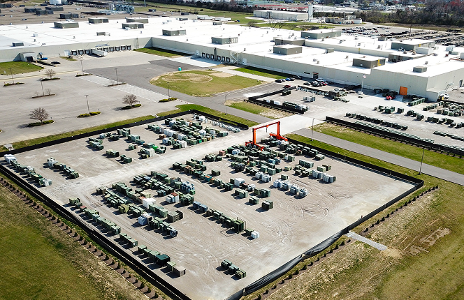 Aerial view of the Batavia, OH facility