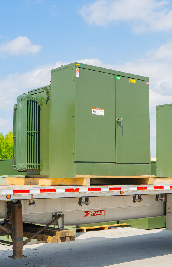 Padmount transformers ready to ship