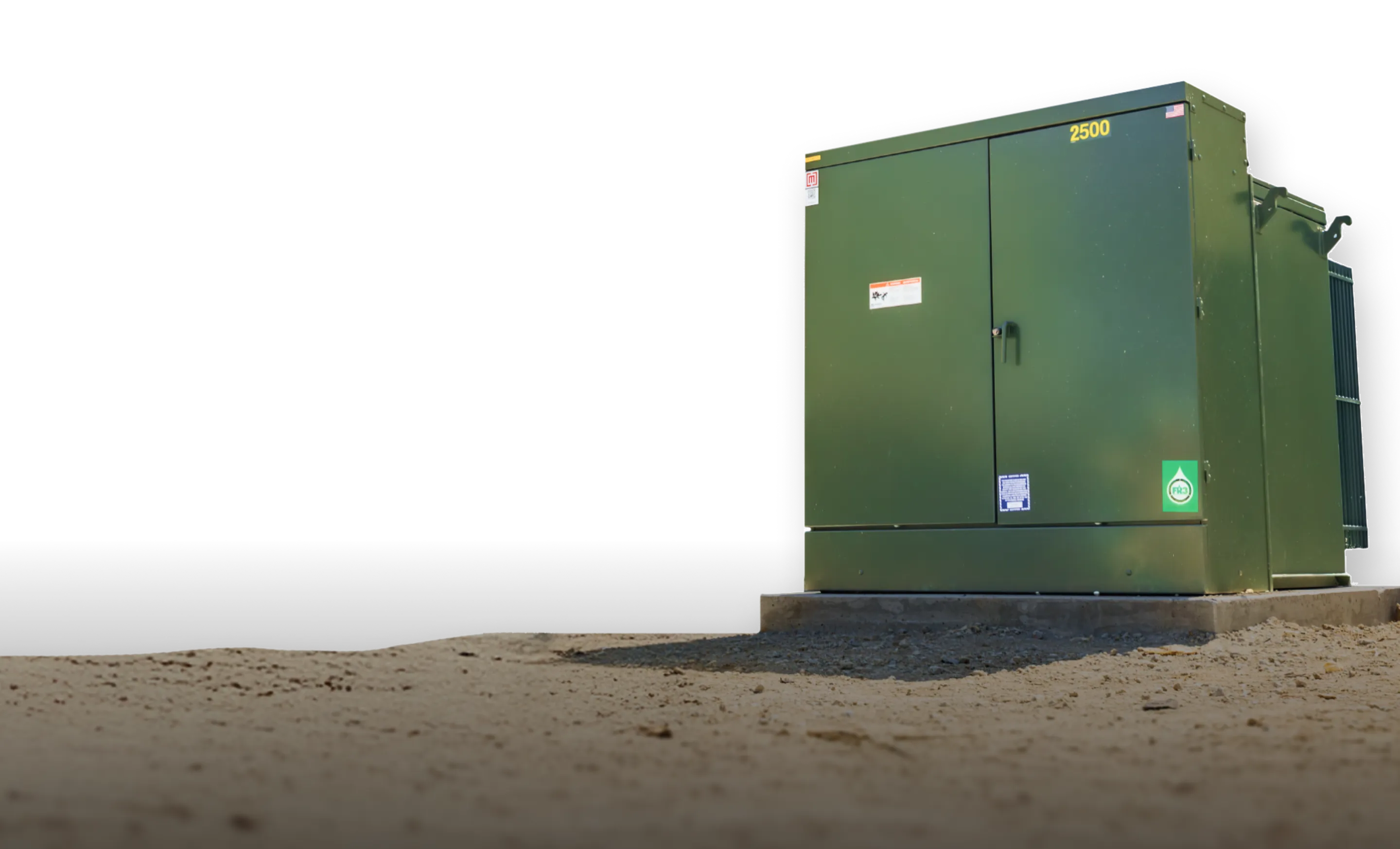 Green Maddox padmount transformer for a data center project