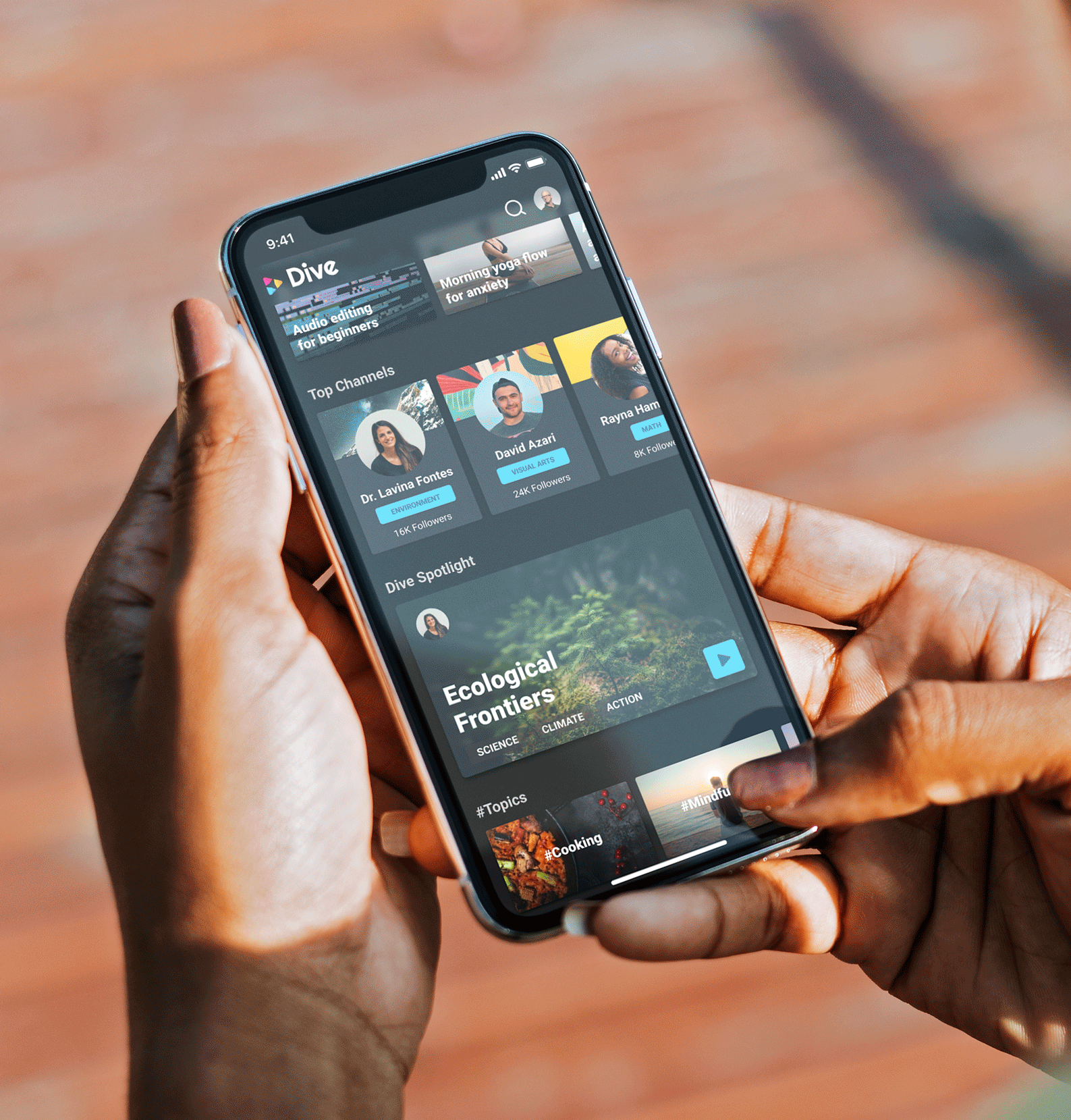 charts in a printed booklet