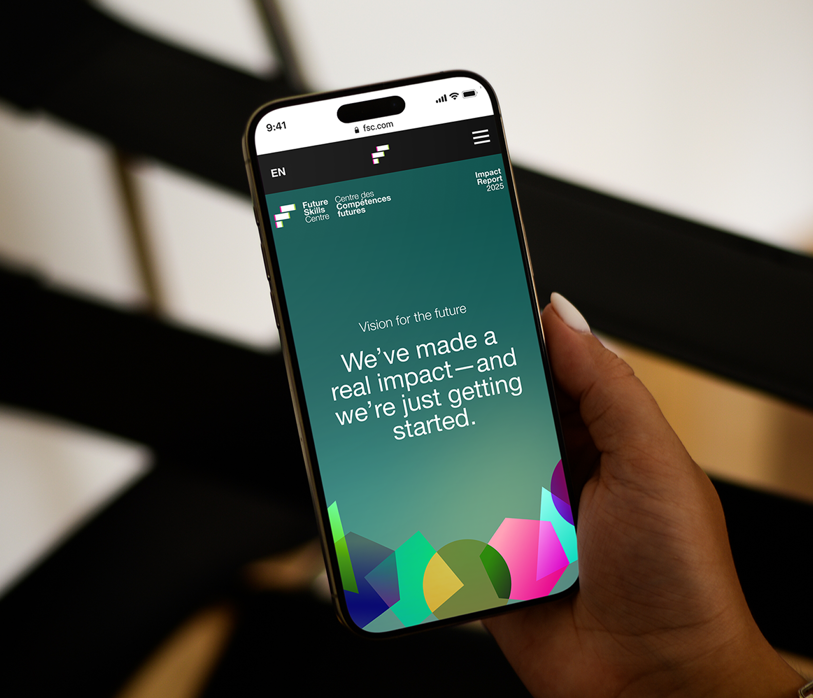 A camera man films from the front of a ship