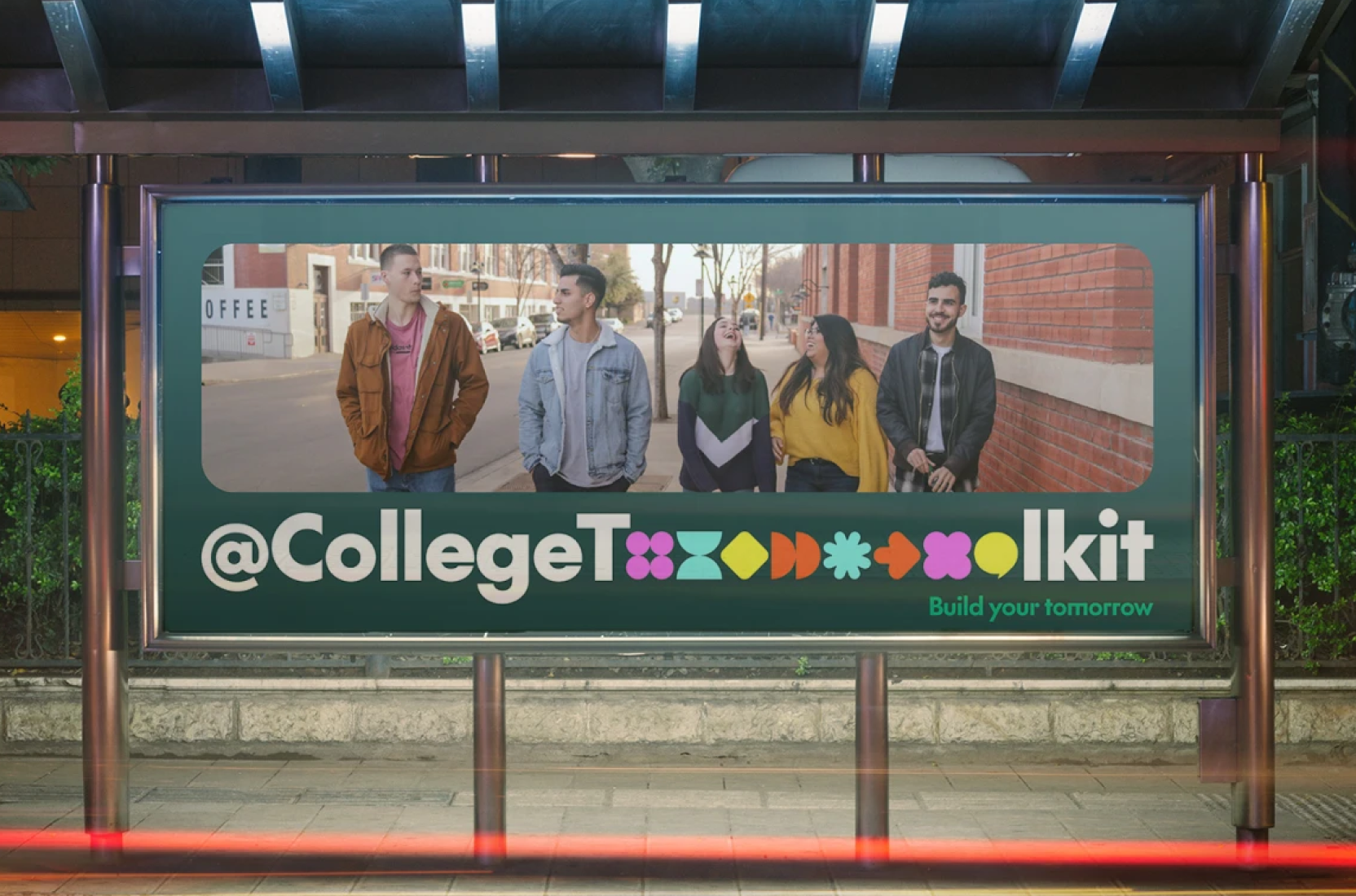 A tablet shows a digital interface