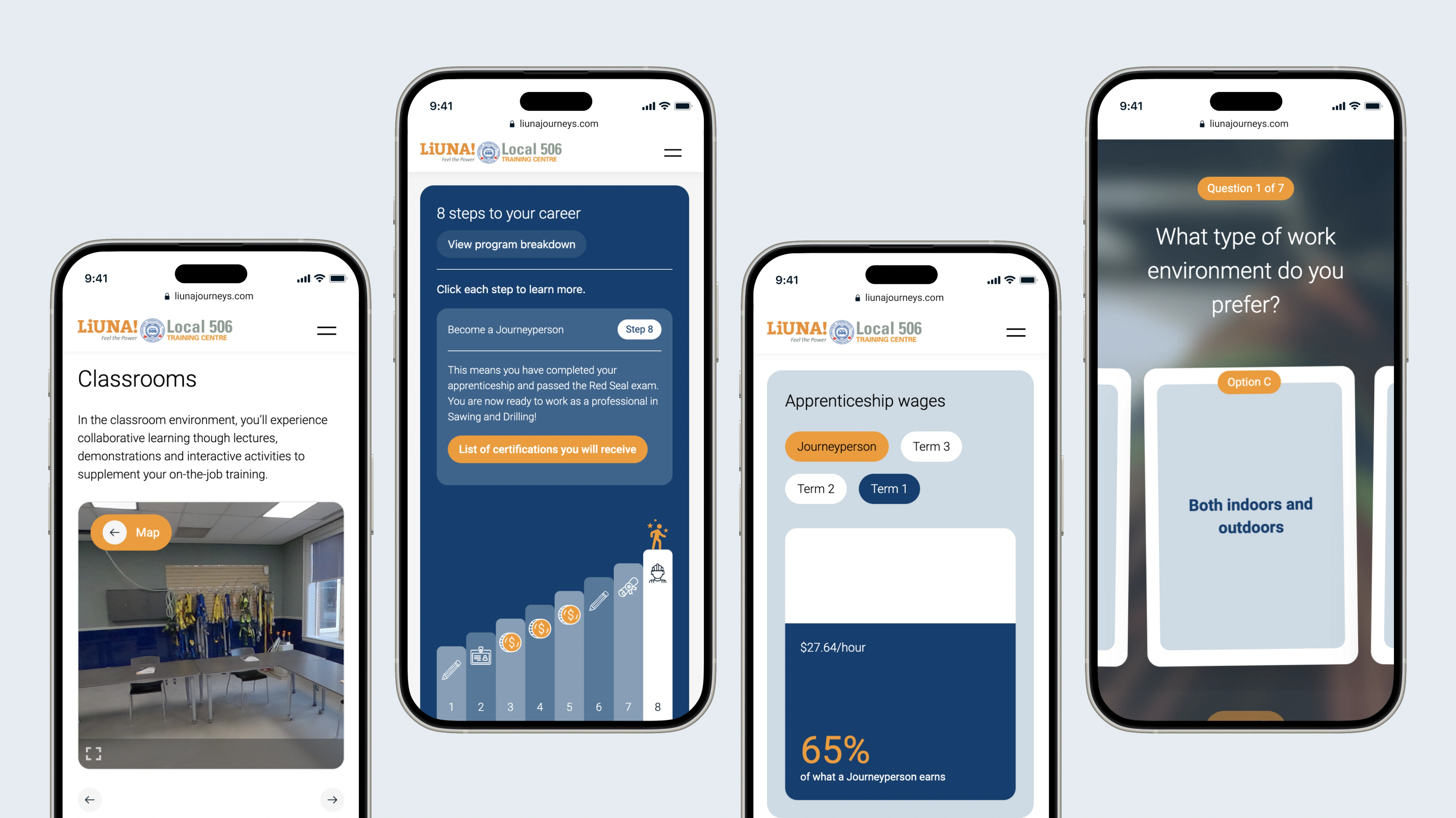 Coworkers chat surrounded by post-it notes and laptops