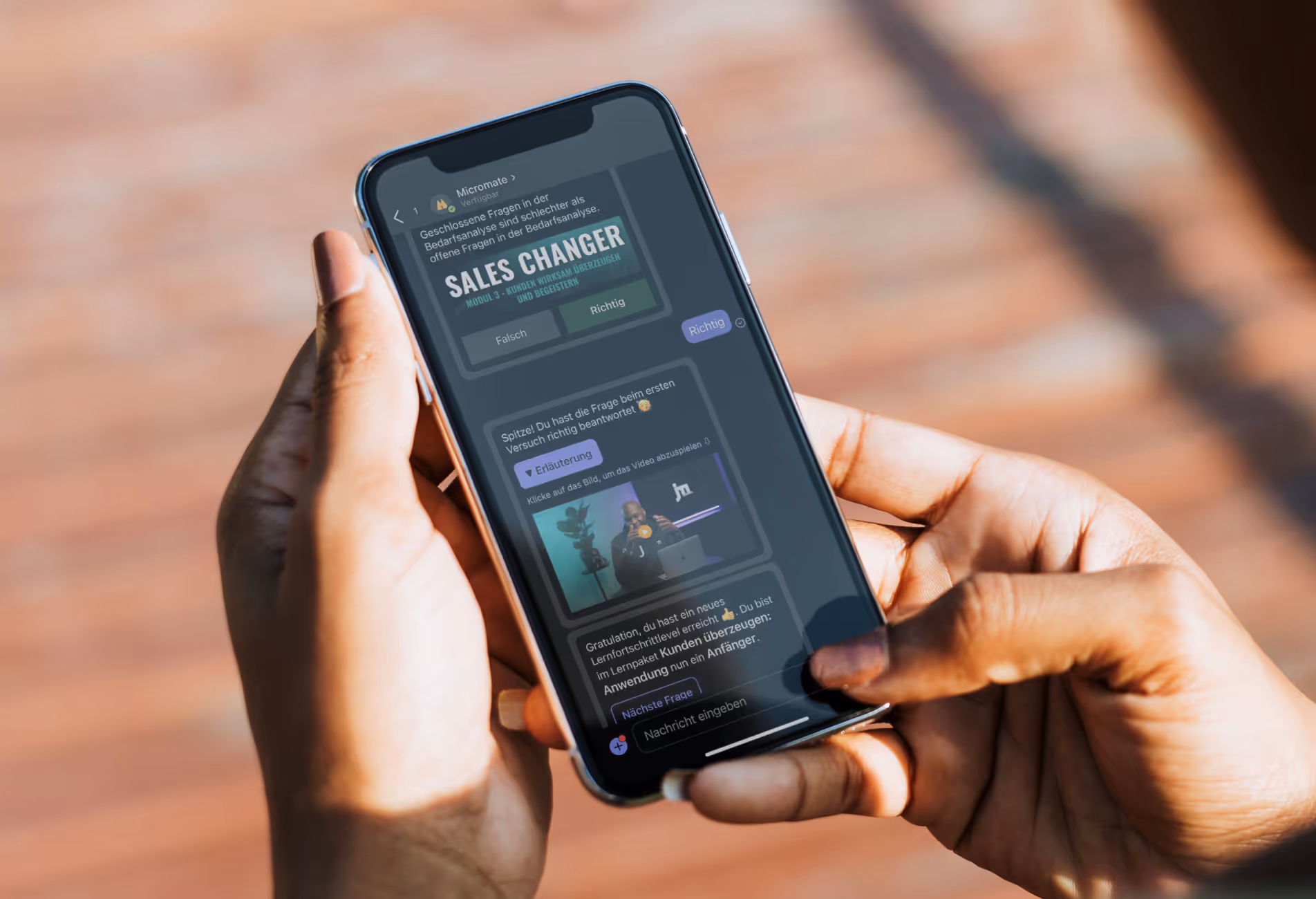 JX Sales Mate – Micro Learning für FMCG Sales
