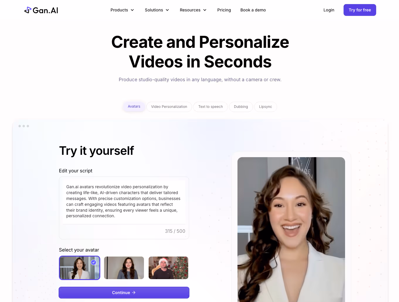 gan.ai homepage