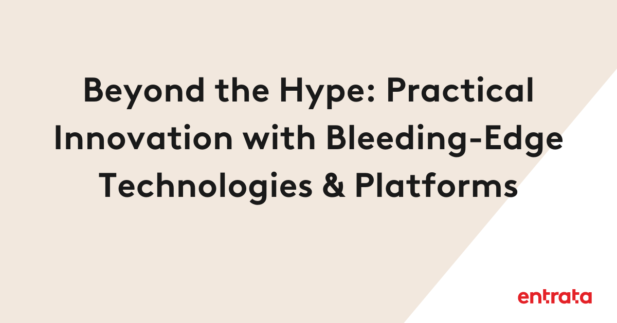 Bleeding Edge Technology Example Beyond the Hype: Practical Innovation with Bleeding-Edge Technologies ...