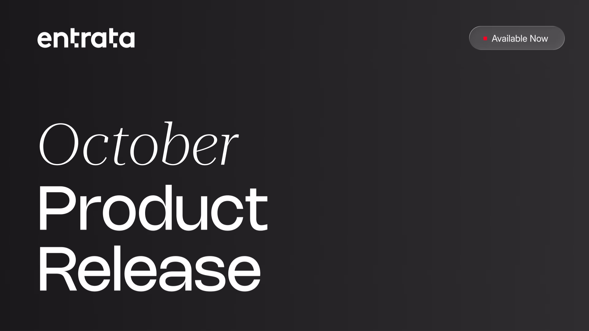 Entrata October 2026 product release