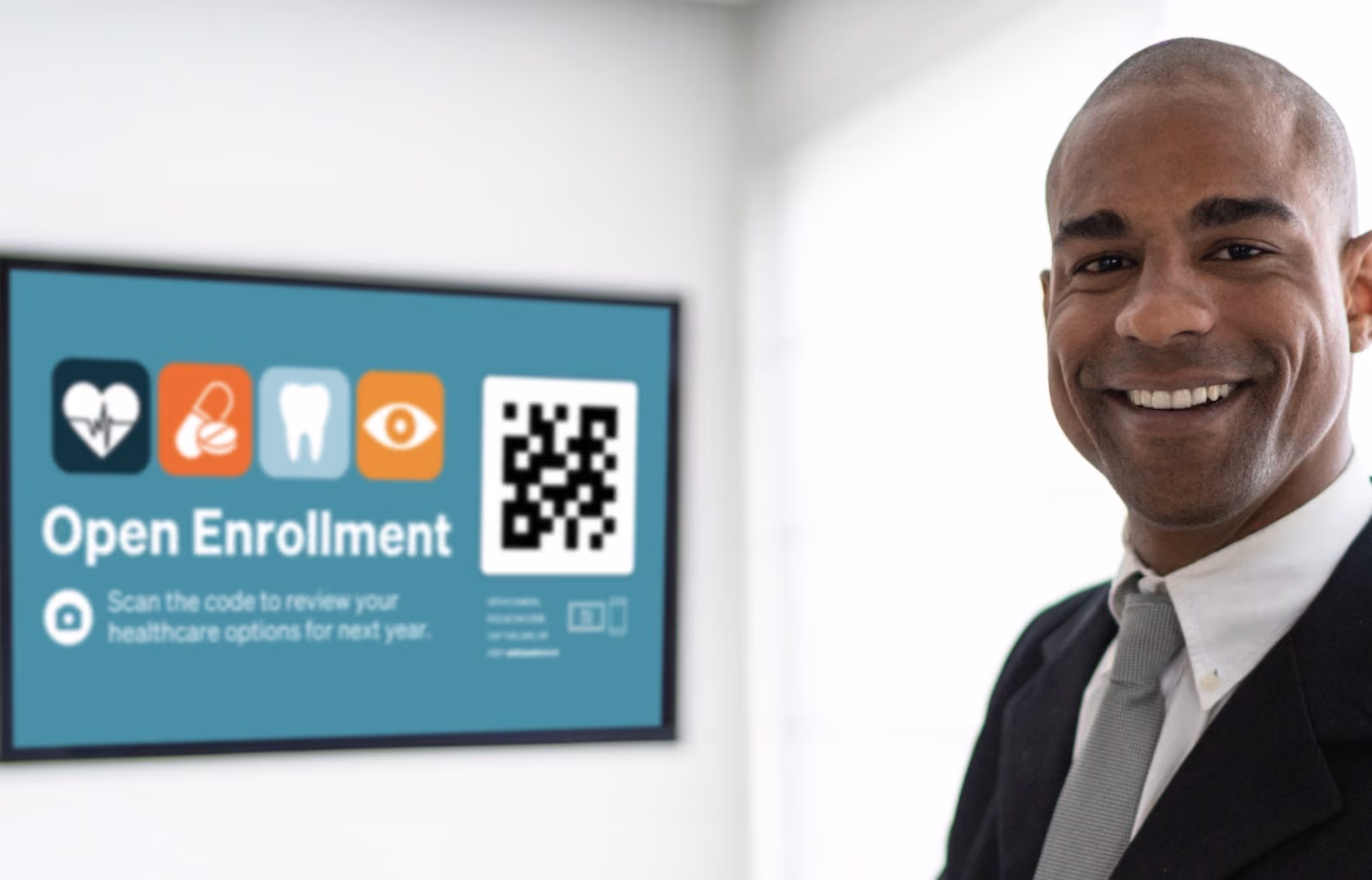 open enrollment display