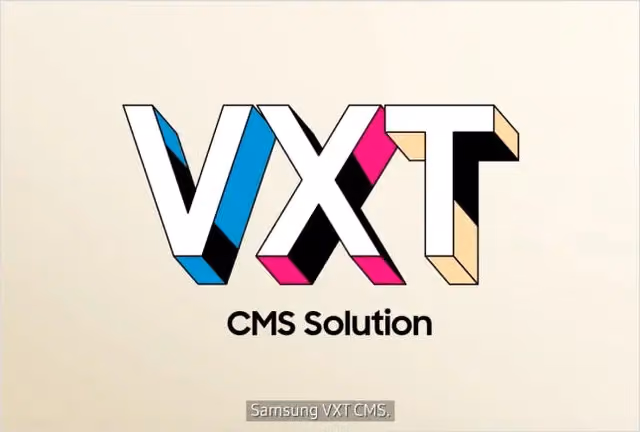 The logo for VXT cms solution