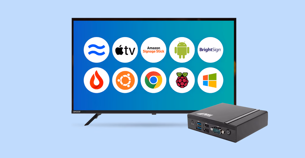 A digital signage media player 