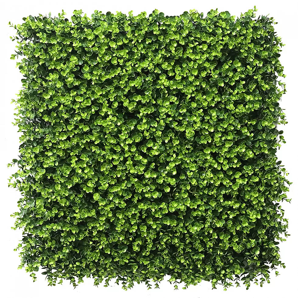 Large panel of artificial living plants