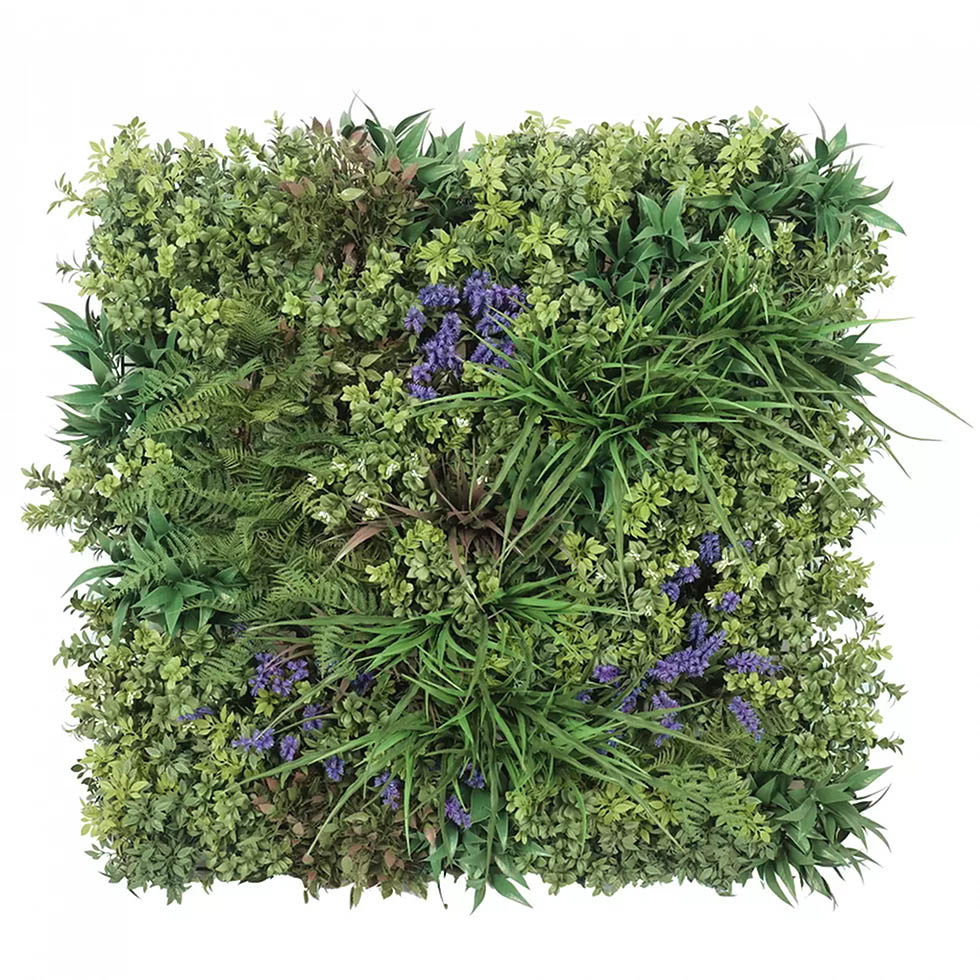Green artificial wall panel