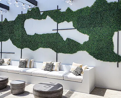 Artificial green wall panels from Calico Greens