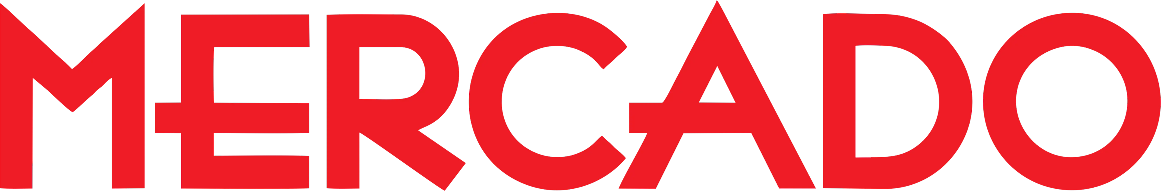 Mercado logo in bold red uppercase letters.