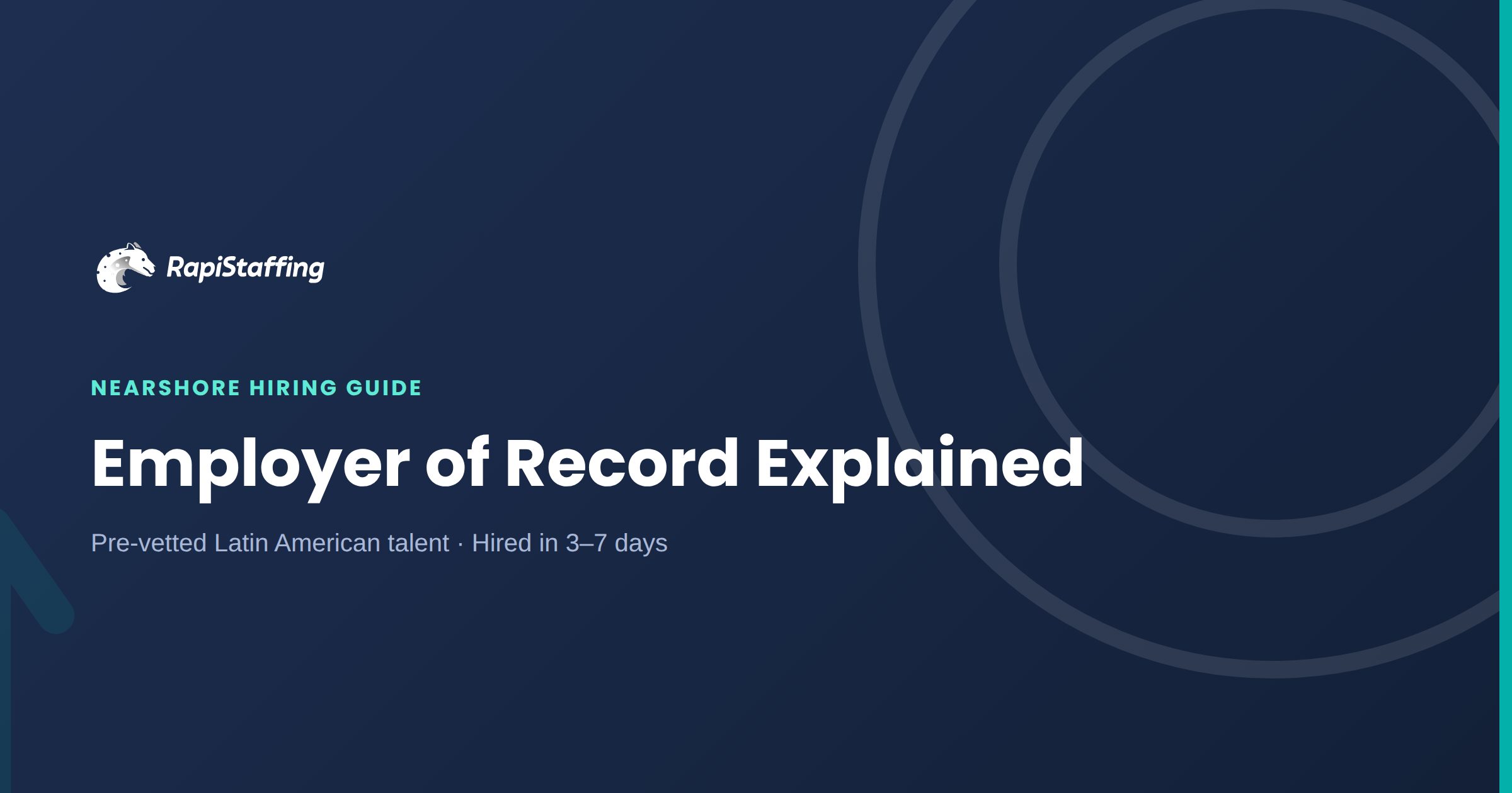 Employer of Record structure explained for U.S. employers hiring in Latin America