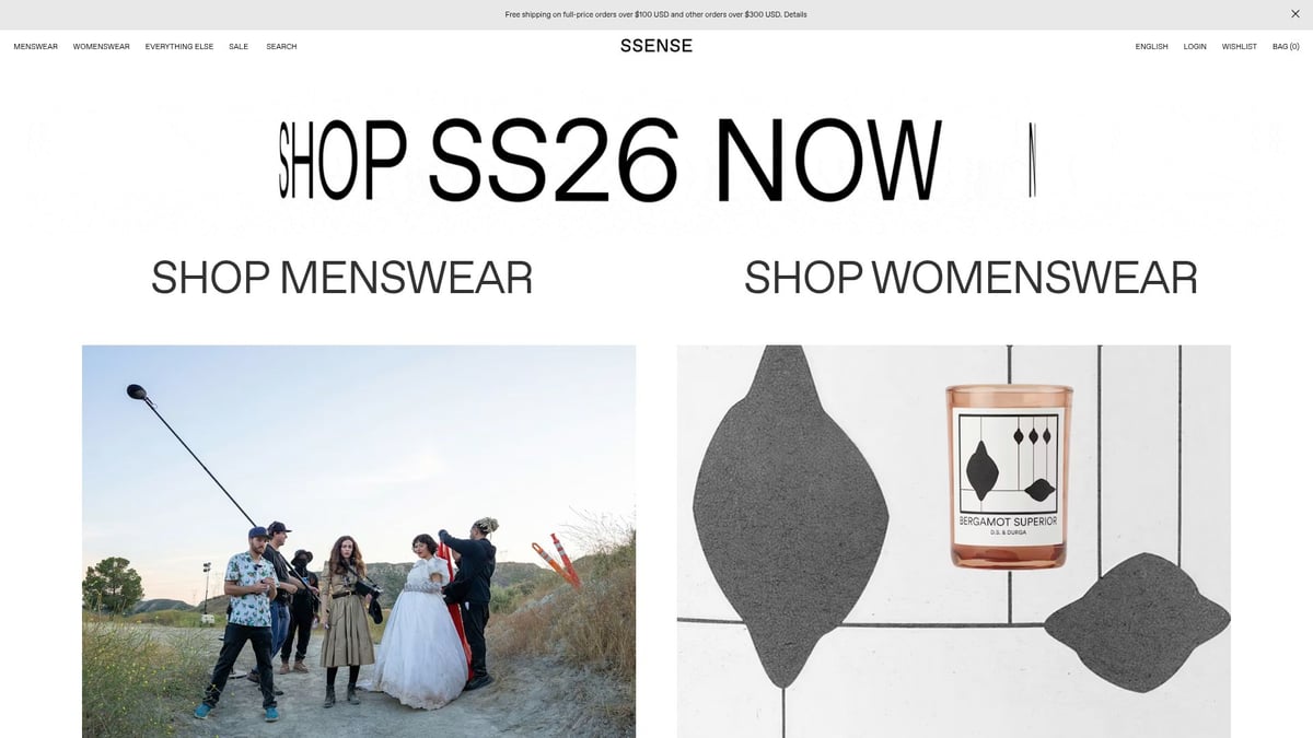 9 Amazing Good Online Store For Clothes Picks In 2026 - SSENSE