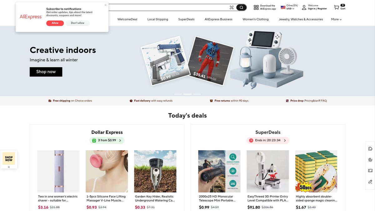 9 Essential Websites to Shop Online for Every Budget in 2026 - AliExpress