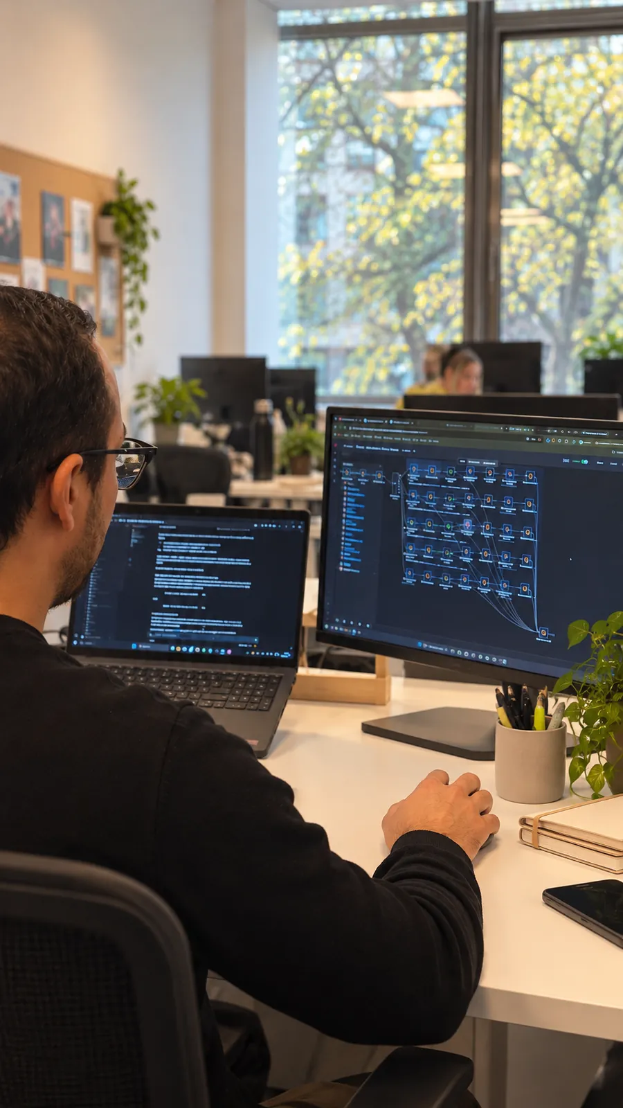 Desarrollo de tecnología en el equipo de Red Hook Data