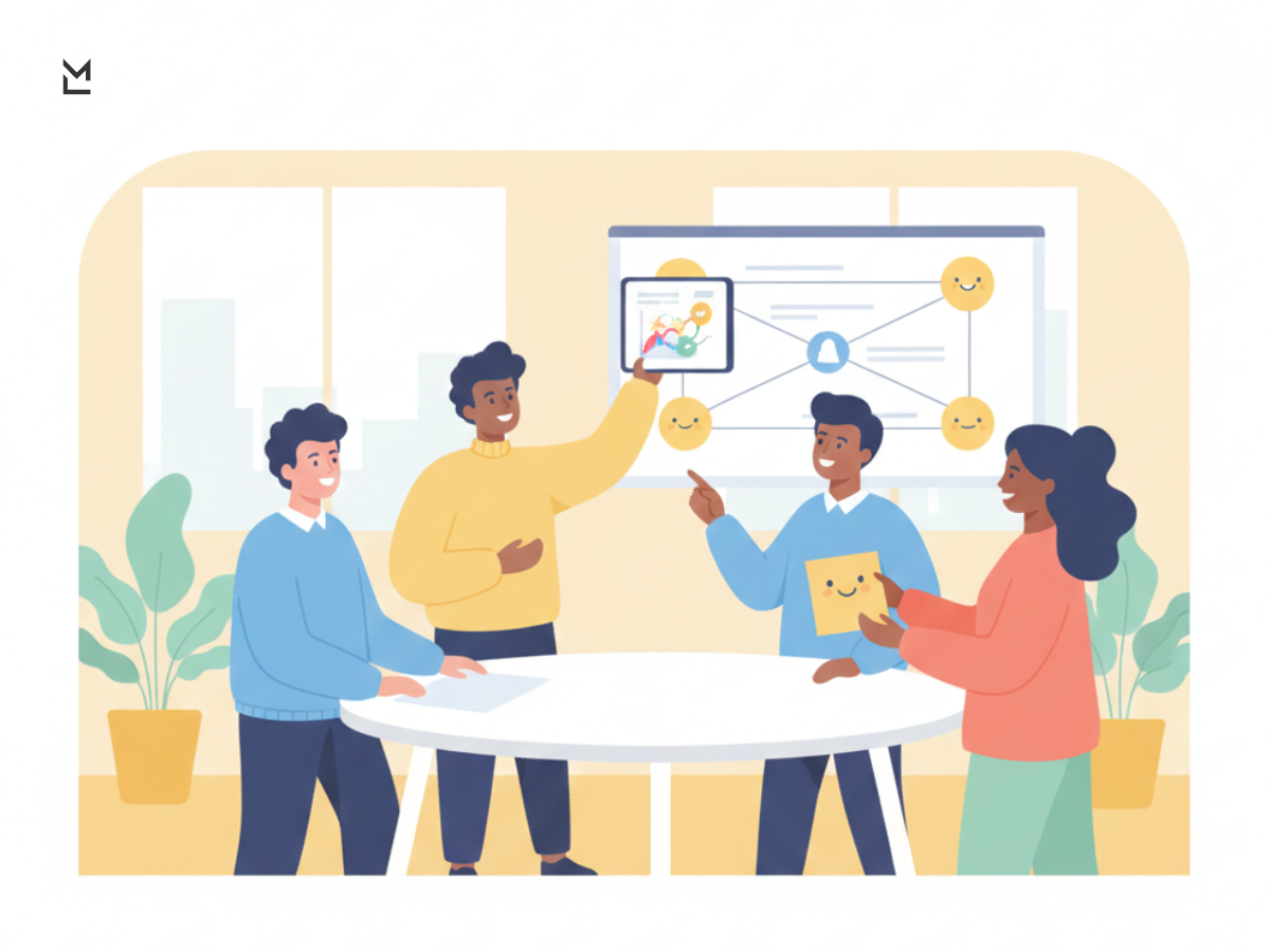 Team sharing emotional data and insights