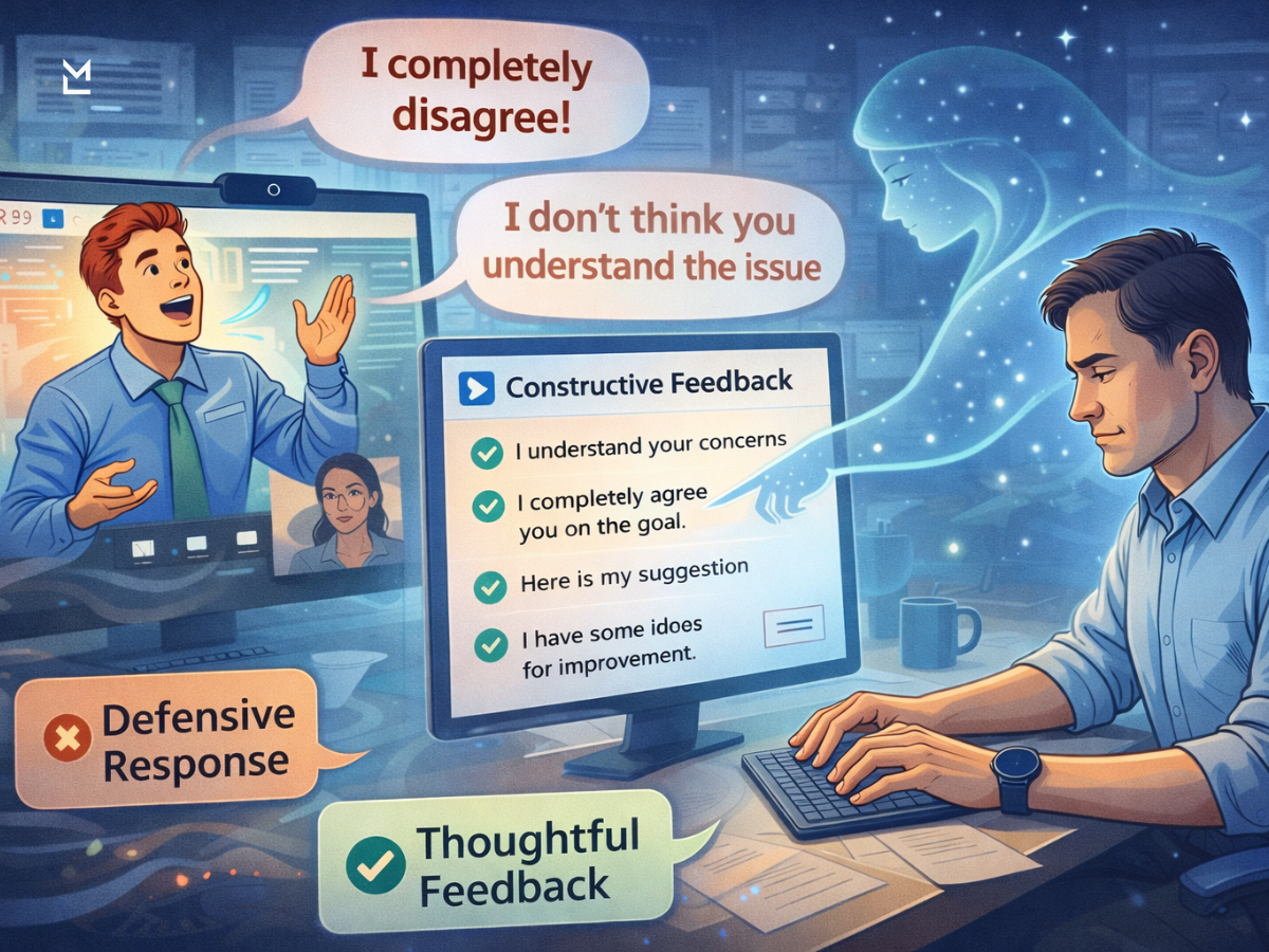 AI helping craft thoughtful professional feedback