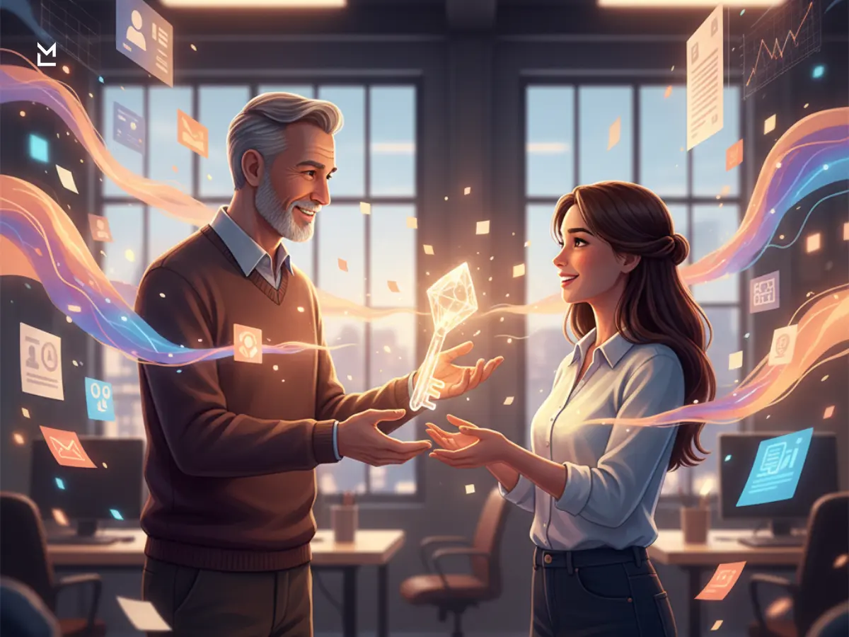 Mentorship and data exchange in office