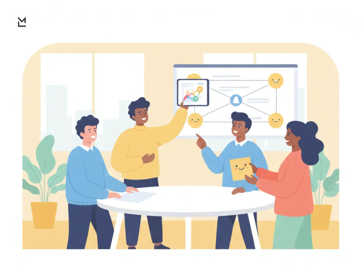 Team sharing emotional data and insights