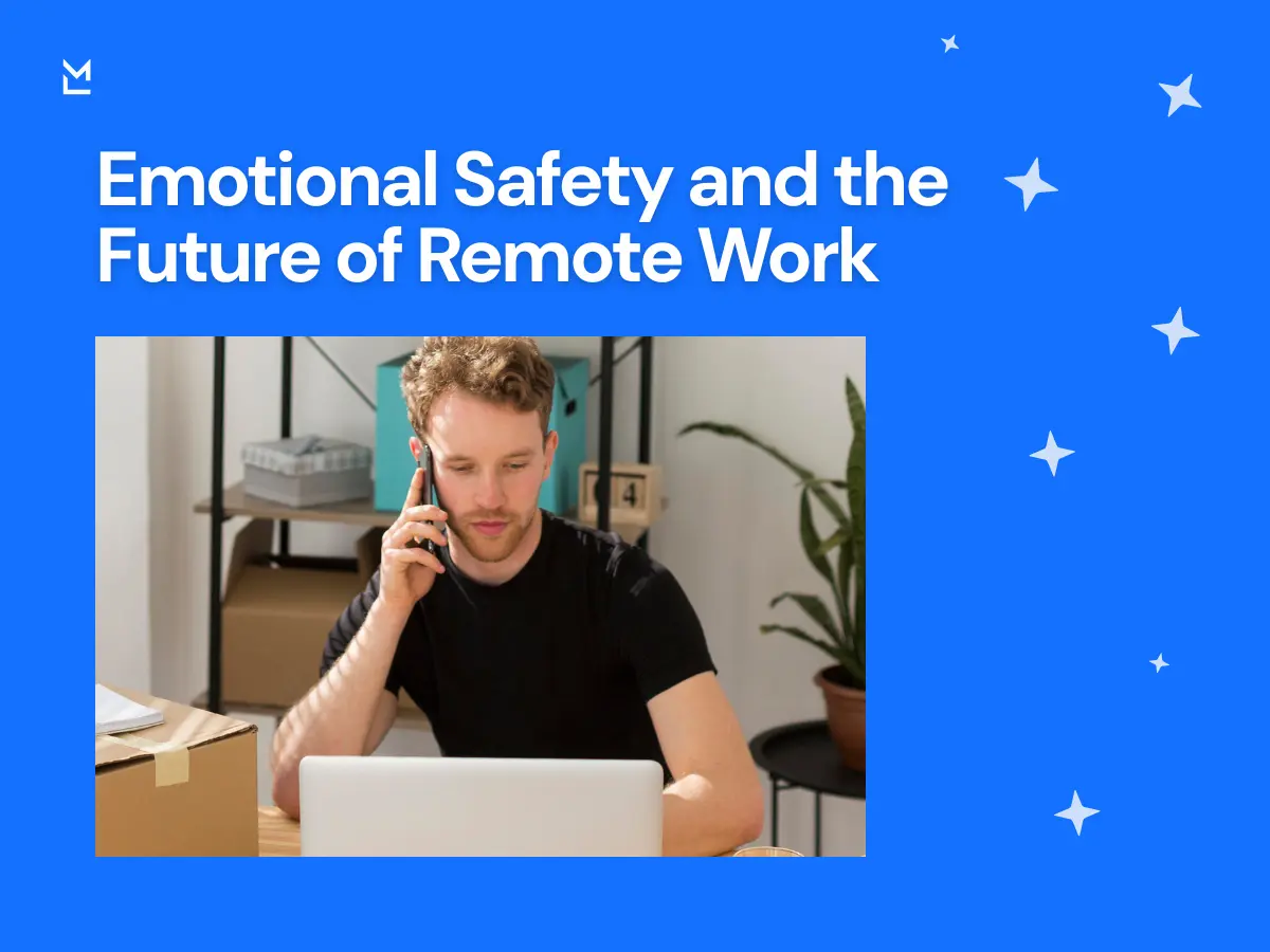 Remote professionals moving forward together confidently