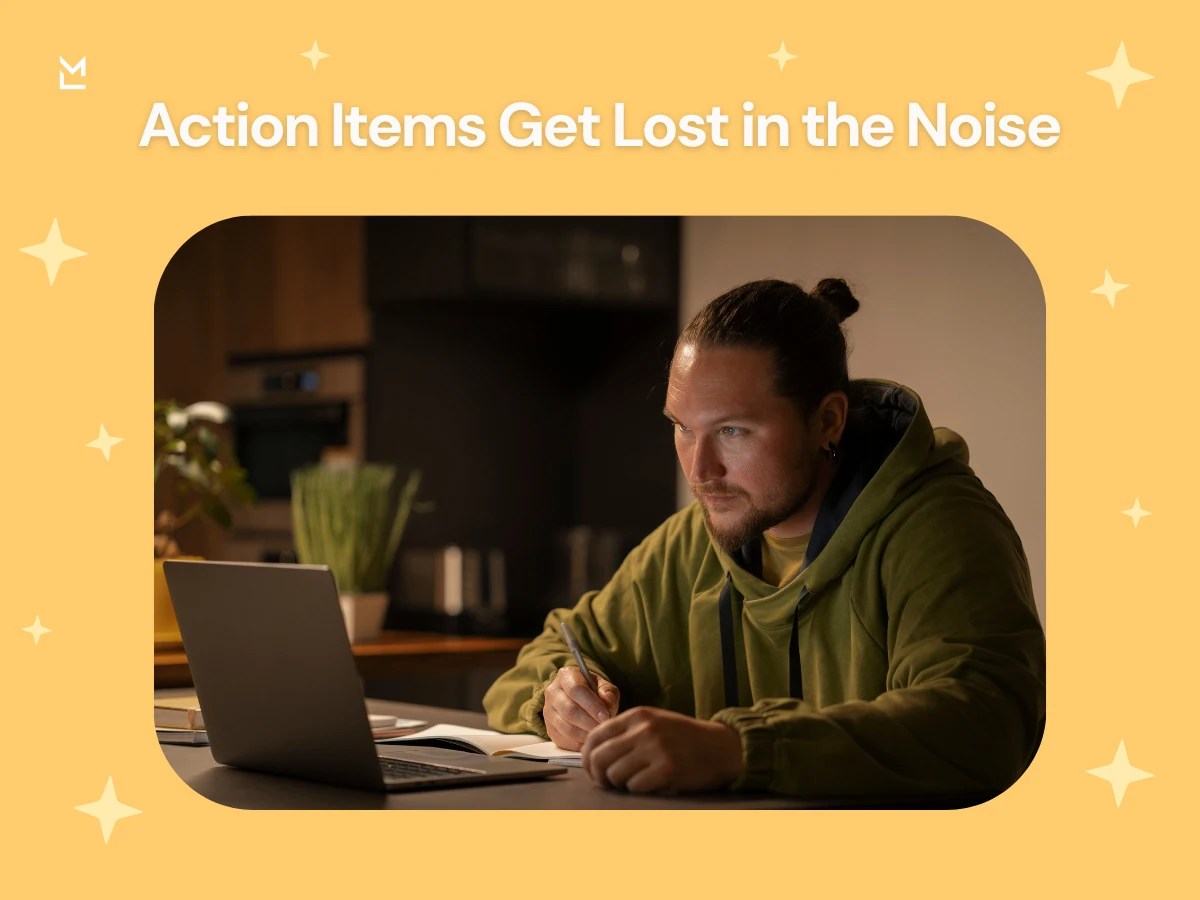 Remote worker distracted after online meeting