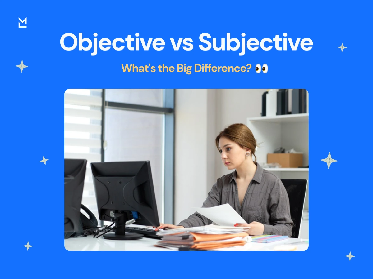 Objective vs subjective writing comparison in summary