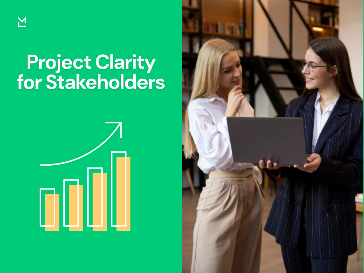 Project manager presenting executive summary to stakeholders