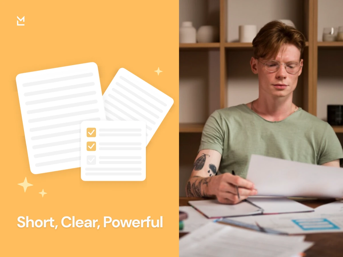 Professional condensing full report into concise executive summary