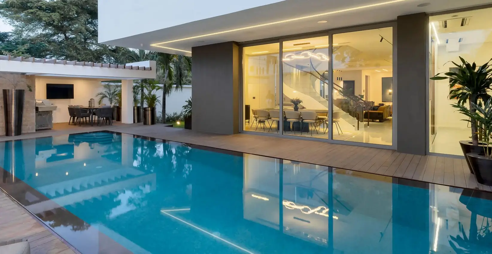 Stunning exterior of a Nigerian luxury property