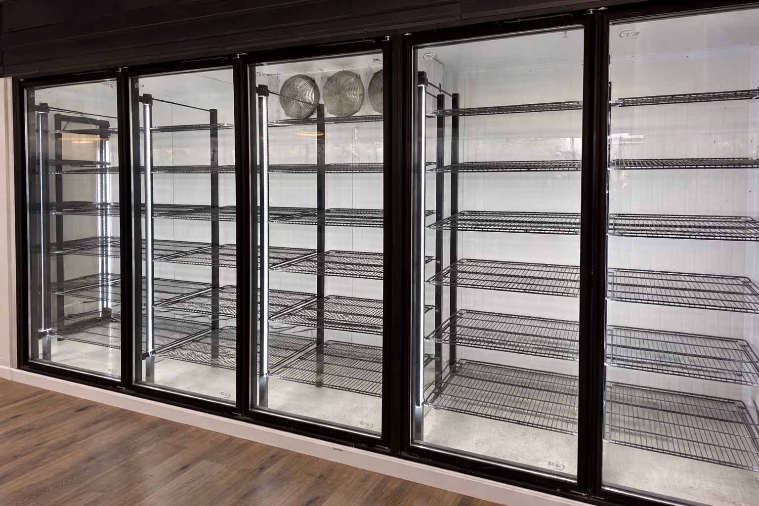 PanelTX walk-in cooler combo unit installation