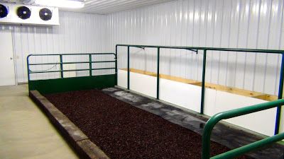 Refrigeration trailer loaded with kegs