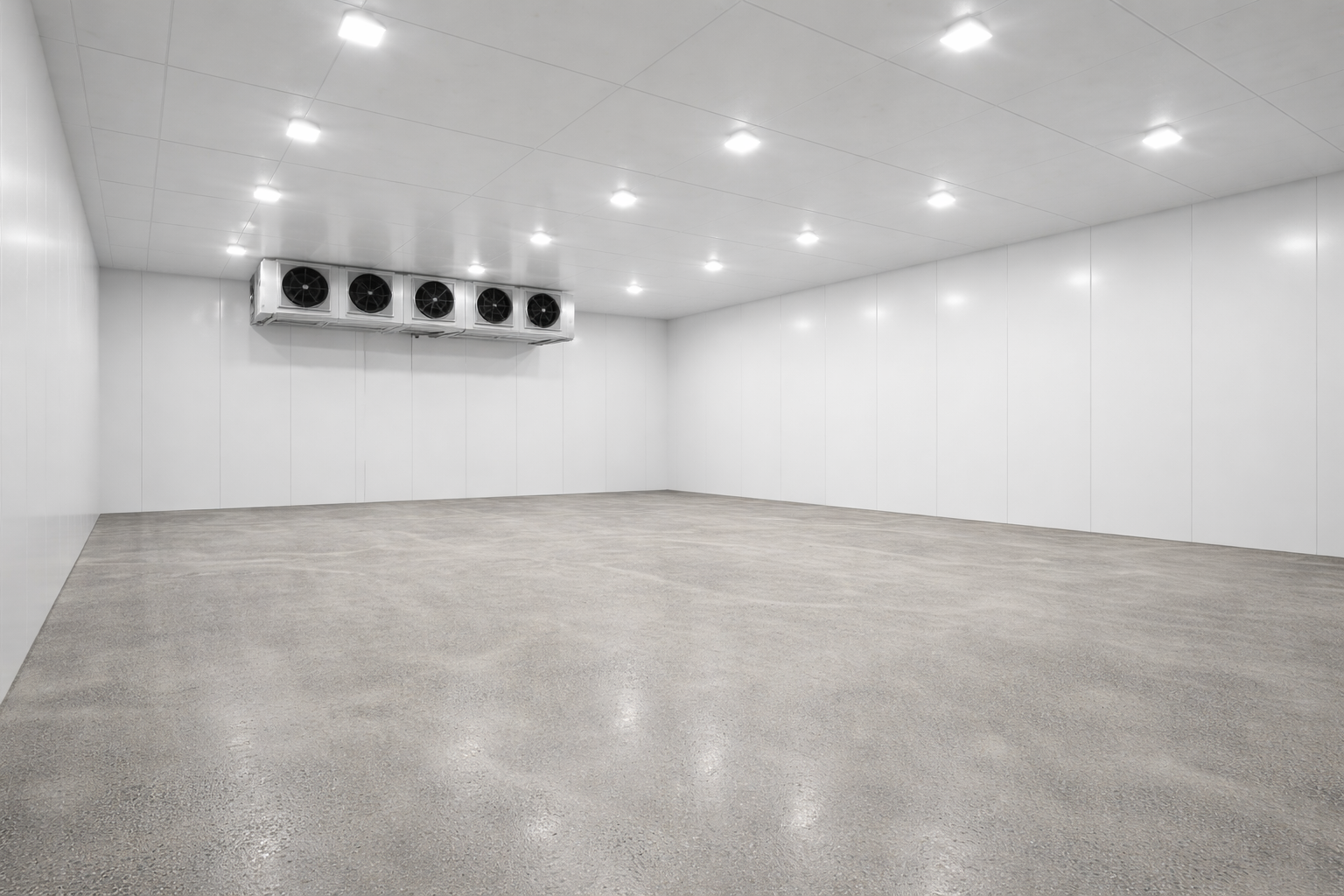 Walk-in cooler and freezer combo installation by PanelTX