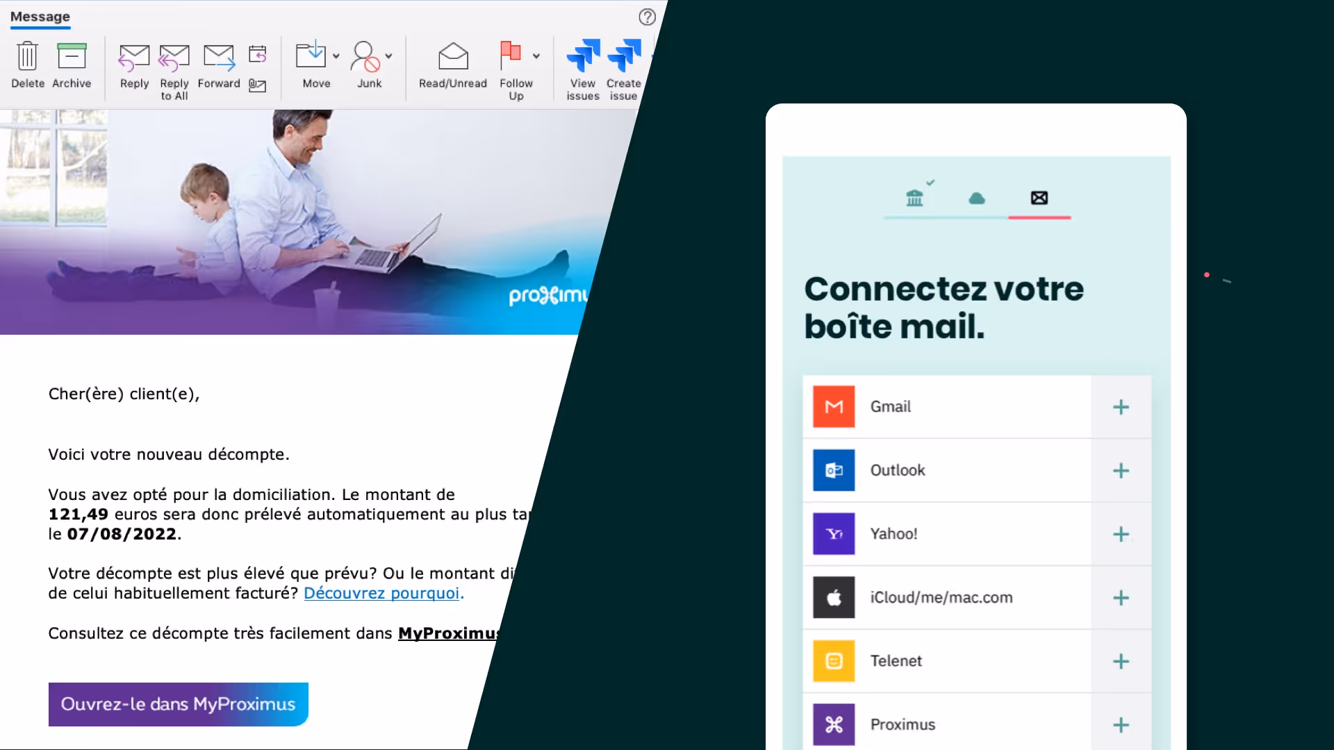 Link je mailbox met OkiOki