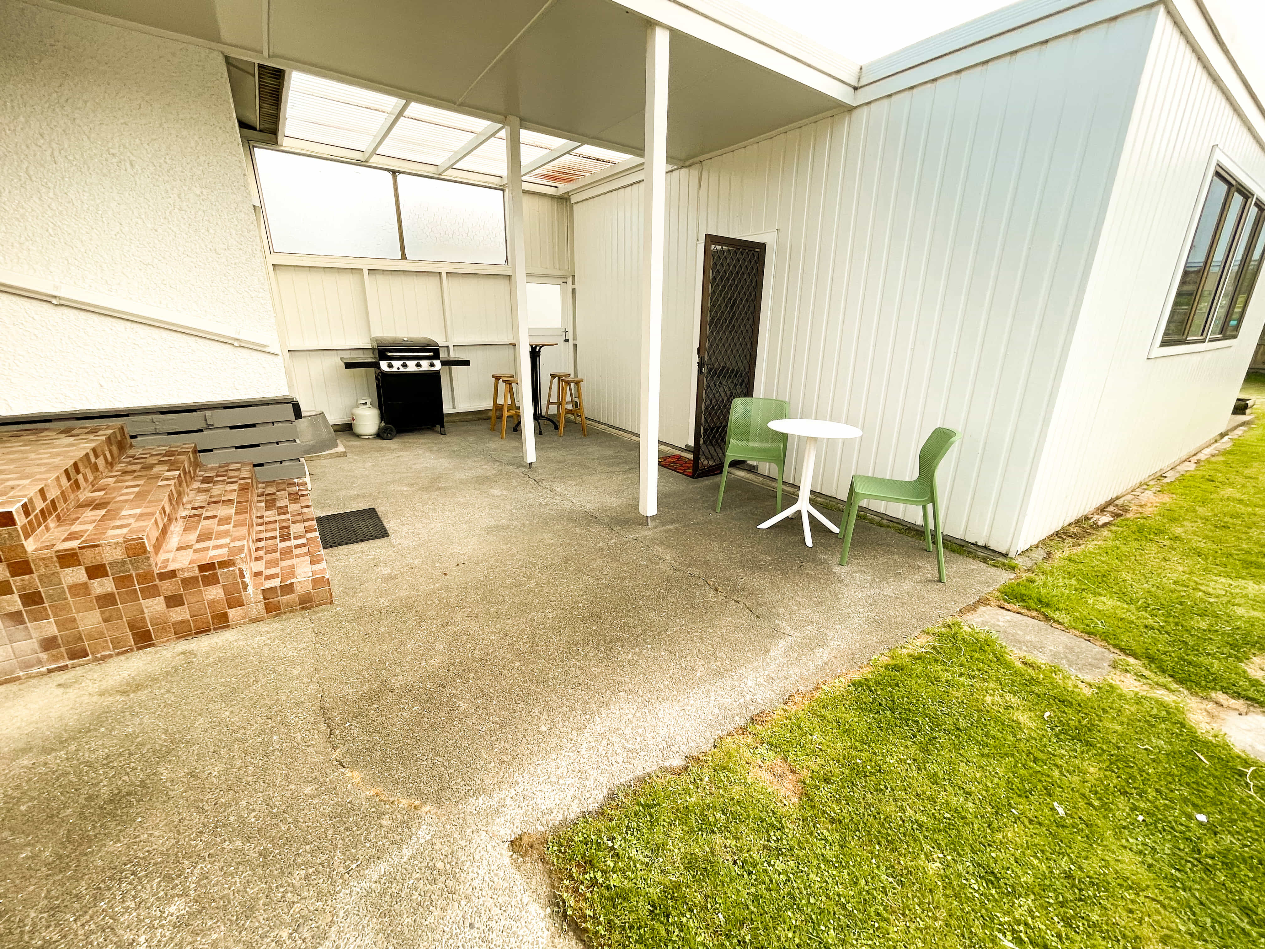 Exterior outdoor area at Russell Rumpus Retreat, a 3-bedroom plus rumpus (total 4 bedrooms) holiday home in Gisborne, operated by Accommodation in Gisborne.