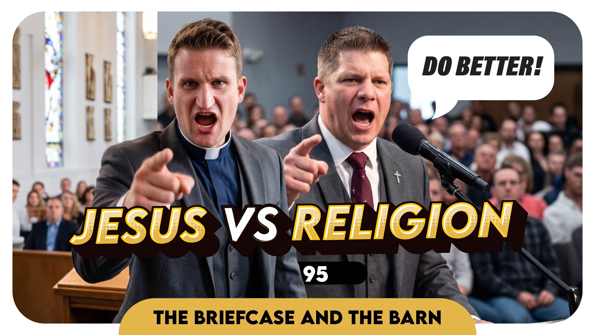 Religion Says Do. Jesus Says Done. What Do You Say? - Briefcase & The Barn EP 95
